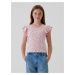 GAP Floral ribbed T-shirt - Girls