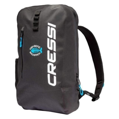 Cressi Fishbone Black/Light Blue 25 L Vodotesný vak