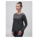 Loap Bavaxa Dámske funkčné tričko CLW23147 Black/Gray