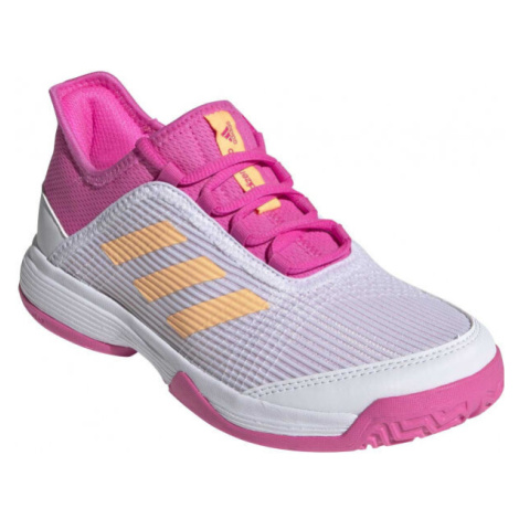 adidas ADIZERO CLUB K Detská tenisová obuv, biela, veľkosť