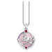 Thomas Sabo PE959-340-9 Silver pendant with pink enamel