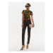 Versace Jeans Couture Tričko 76HAH6D8 Čierna Slim Fit
