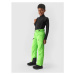 Chlapčenské lyžiarske nohavice 4F JUNIOR TROUSERS FNK-JAW23TFTRM360-41N-GREEN NEON