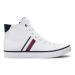 Tommy Hilfiger Sneakersy Th Hi Vulc Stripes Mesh FM0FM04948 Biela