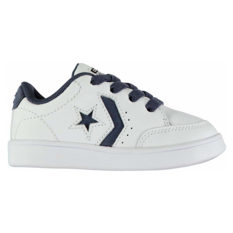 Converse Star Court Trainers White/Navy 