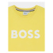 Boss Tričko J50718 S Žltá Regular Fit