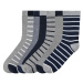 pepperts!® Chlapčenské ponožky, 7 párov (pruhy/sivá/navy modrá)