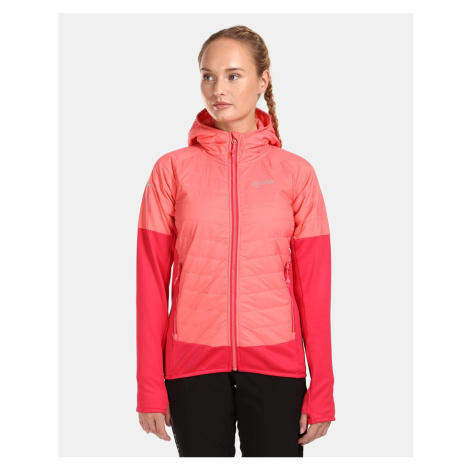 Women's combined insulated jacket Kilpi GARES-W Pink