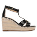 Lauren Ralph Lauren Espadrilky Hale Ii 802901589006 Čierna