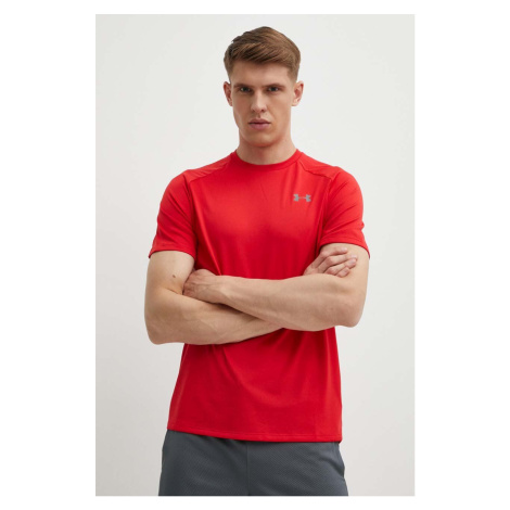 Tréningové tričko Under Armour Tech 2.0 červená farba, jednofarebné, 1326413