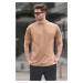 Madmext Kappuccino Regular Fit Basic Men's T-Shirt 6131