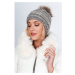 Lady's winter cap - beige