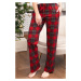 Pyžamové nohavice Italian Fashion Zorza - bavlnené Červená