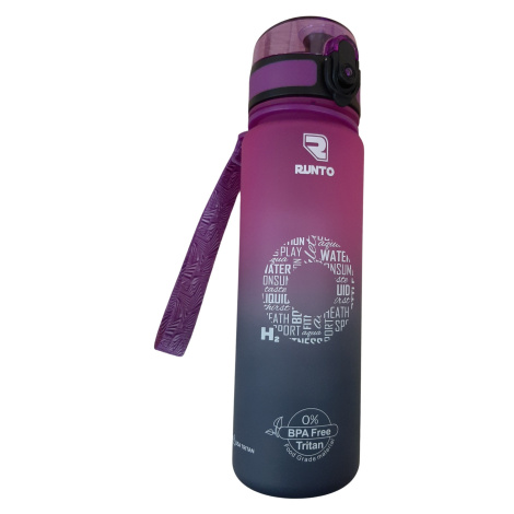 Fľaša RUNTO Space 500 ml - šedá-fialová