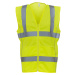 Yoko Dámska Hi-Vis bezpečnostná vesta HVW180 Hi-Vis Yellow