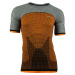 Men's T-shirt UYN Running Alpha OW - orange-grey