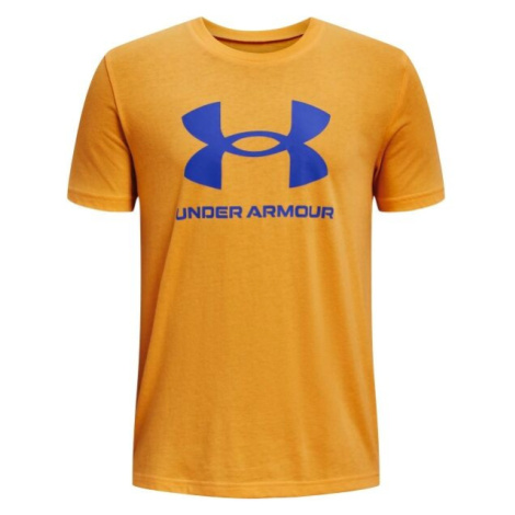 Under Armour SPORTSTYLE LOGO SS Chlapčenské tričko, oranžová, veľkosť