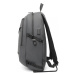 Kono vodeodolný batoh s PVC poťahom a USB portom 18L - sivý