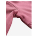 Ružová dievčenská športová mikina na zips ALPINE PRO Qerto