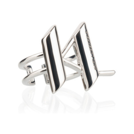 Šperky Karl Lagerfeld K/Monogram Ring Šedá