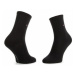 Tommy Hilfiger Súprava 2 párov vysokých dámskych ponožiek 371221 Čierna