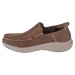 Hnedé pánske slip-on tenisky Skechers Parson - Oswin 204866-DSRT