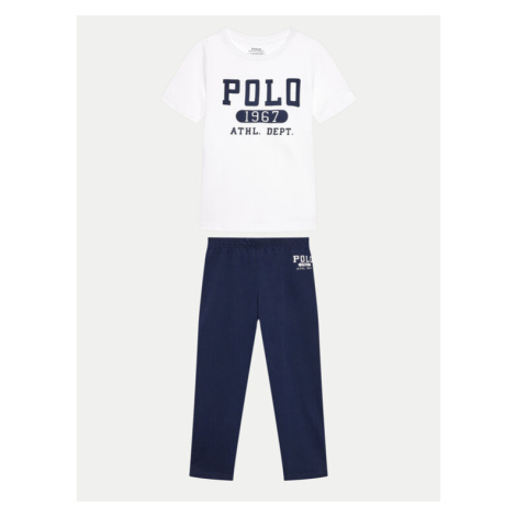 Polo Ralph Lauren Pyžamo 9P0148-BFT Biela Regular Fit