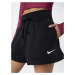Nike Sportswear Nohavice 'Phoenix Fleece'  čierna / biela