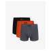 Boxer shorts Atlantic 3MH-025 A'3 S-3XL gray-orange-black 07