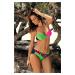 Tamara Blu Scuro-Blight Green-Rosa Shocking M-399 Green-Pink Swimsuit