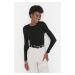 Trendyol Black Basic Crew Neck Knitwear Sweater