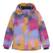 Dievčenská lyžiarska bunda COLOR KIDS Ski Jacket - AOP -5214-Lilac chiffon