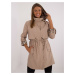 DÁMSKA BÉŽOVÁ PRECHODNÁ PARKA MBM-KR-FH-117.80-BEIGE