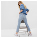 GAP Denim Pants Straight - High Rise Light Destroy