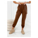 Trousers with mocca chain
