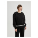 DEFACTO Relax Fit Crew Neck Basic Sweatshirt