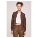 Women's Light Bomber Jacket Brown