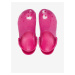 Tmavoružové dámske šľapky Crocs Classic Translucent Clog