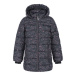 Dievčenská lyžiarska bunda COLOR KIDS jacket quilted, AOP, AF 8.000, phantom