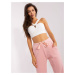 SVETLORUŽOVÉ TEPLÁKOVÉ NOHAVICE JOGGER EM-DR-HS-21-549.37-LIGHT PINK