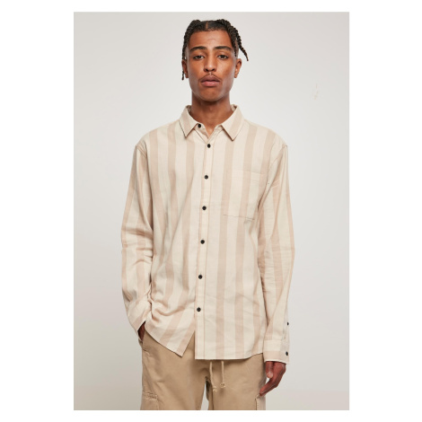 Striped union shirt beige/softseagrass Urban Classics