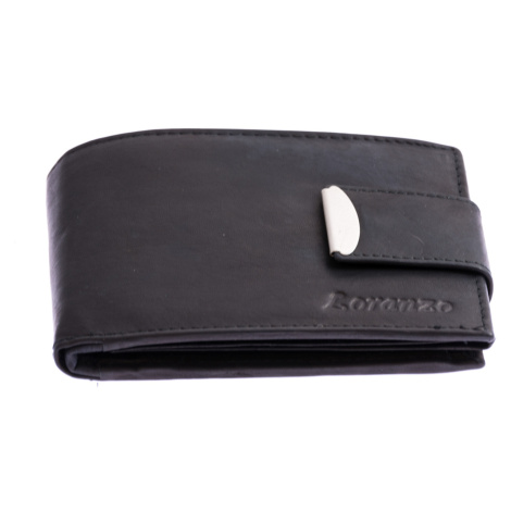 Loranzo Pánska peňaženka s prackou - čierna