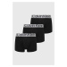 Boxerky Calvin Klein Underwear 3-pak pánske, čierna farba