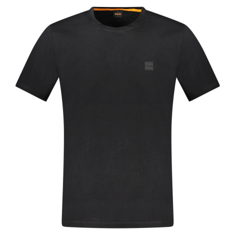 HUGO BOSS MEN&#39;S SHORT SLEEVE T-SHIRT BLACK