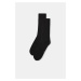 Dagi Men's Black 2-Pack Cotton 30/1 Socks