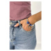 Blue cornflower bracelet