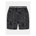 KARL LAGERFELD Súprava 3 kusov boxeriek Aop Woven Boxer Short (X3) 235M2108 Čierna