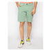 Calvin Klein Bavlnené šortky Garmen Dyed K10K105314 Zelená Slim Fit