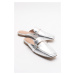 LuviShoes Ronda Silver Women's Slippers