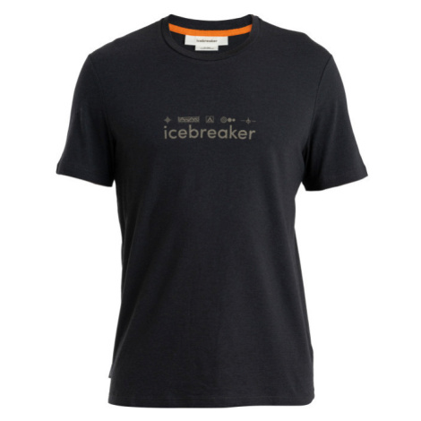 Pánske funkčné tričko Icebreaker Men Merino Central Classic SS Tee Nature Touring Club Icebreaker Merino